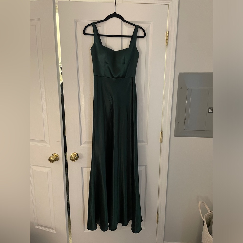 Jenny Yoo Emerald Green Wedding Dress - Picture 4 of 7